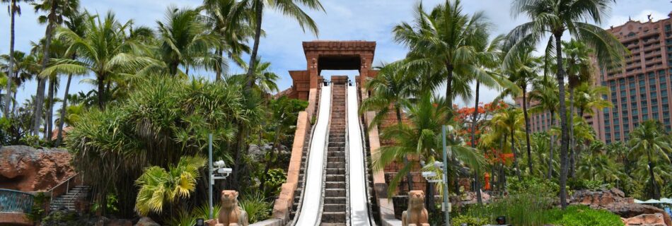 double waterslide at the atlantis bahamas
