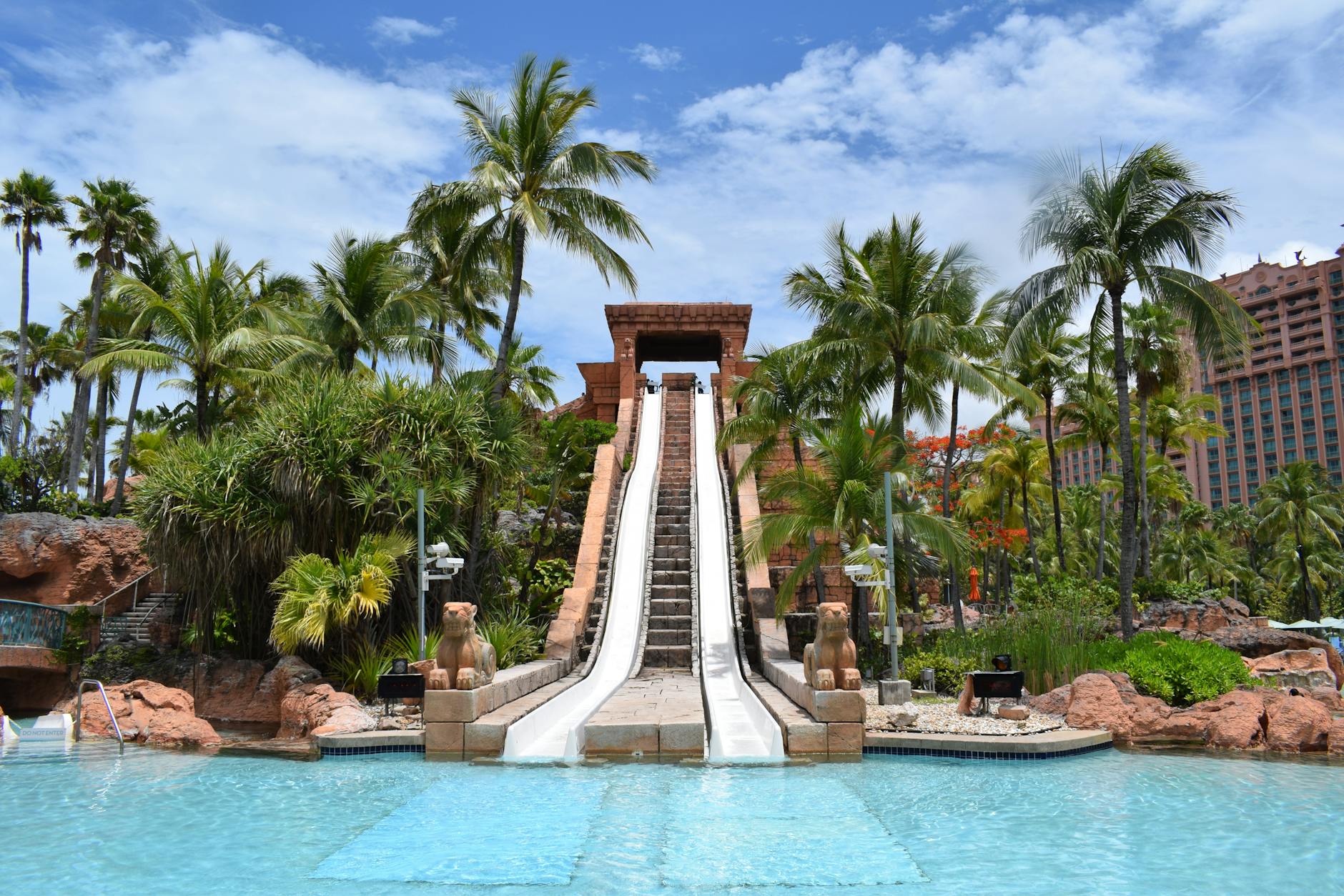 double waterslide at the atlantis bahamas