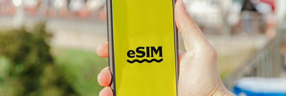 text on yellow screen of smartphone