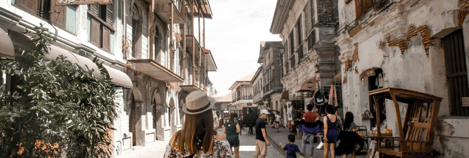 people in a historical village