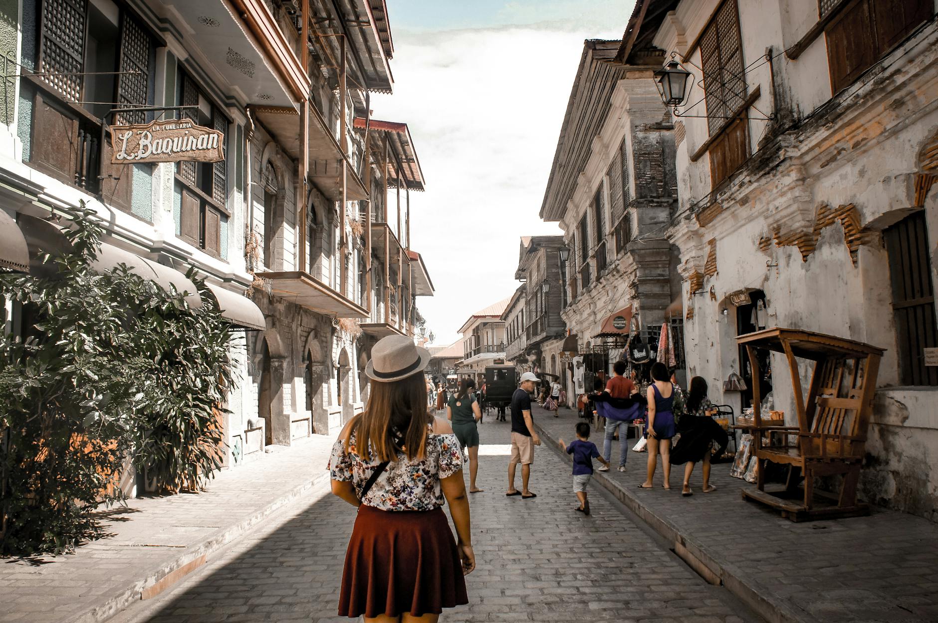 people in a historical village