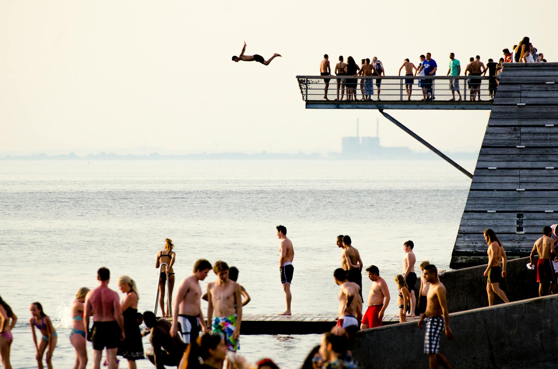 people in the dania park at sweden
