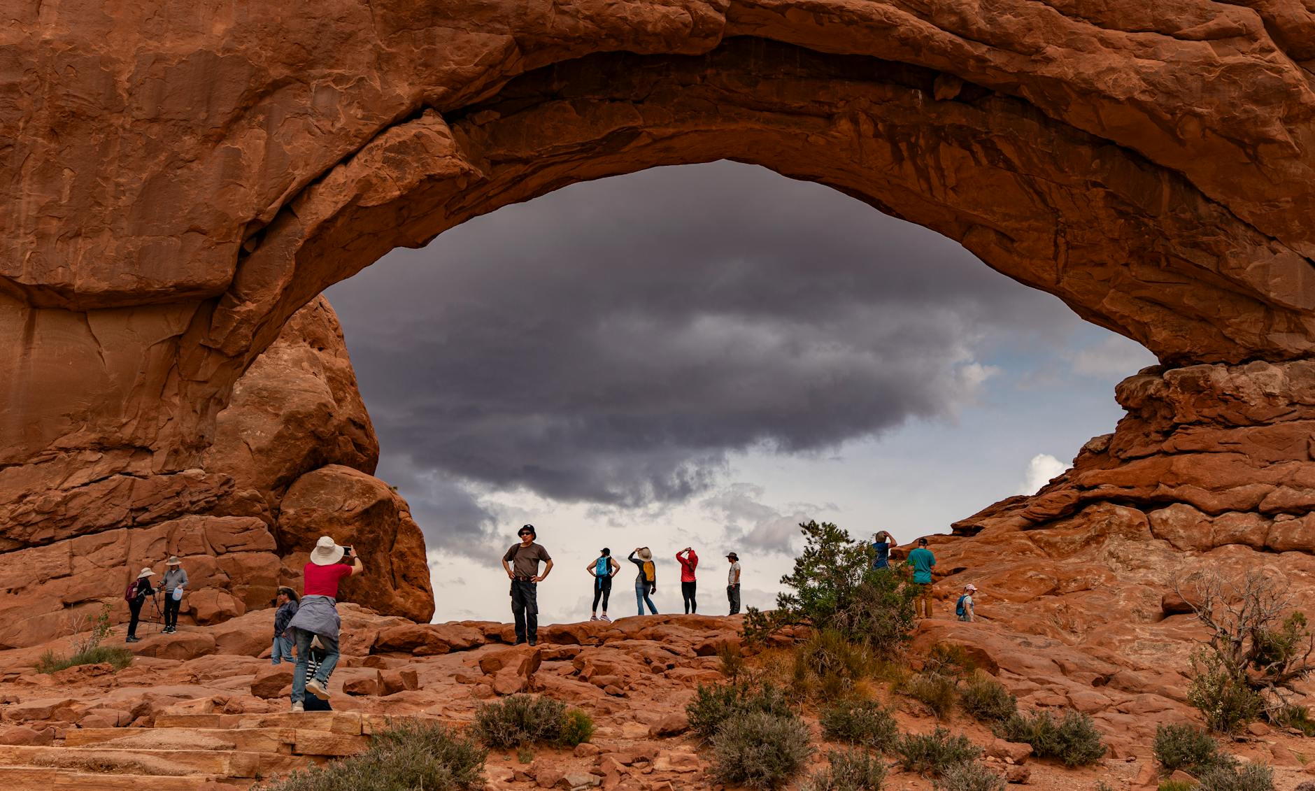 arches national park in america