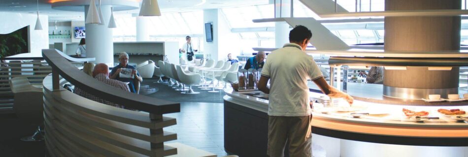 man in white collared top