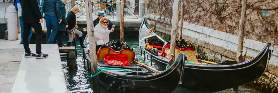 scenic gondola ride in venice s canals
